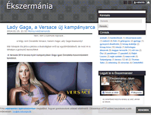 Tablet Screenshot of ekszermania.blog.hu