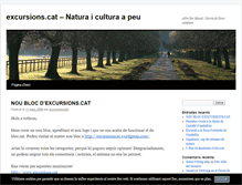 Tablet Screenshot of excursions.blog.cat