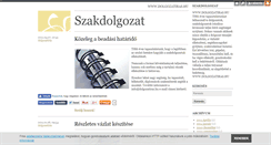 Desktop Screenshot of dolgozatiras.blog.hu