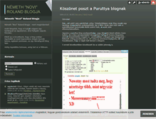 Tablet Screenshot of nowotny.blog.hu