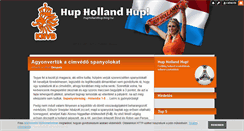 Desktop Screenshot of huphollandhup.blog.hu