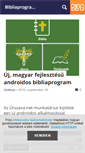 Mobile Screenshot of bibliaprogramok.blog.hu