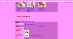 Desktop Screenshot of hello-beba-kitty.blog.cz
