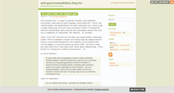 Desktop Screenshot of anti-gyurcsanyahibas.blog.hu