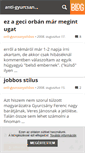 Mobile Screenshot of anti-gyurcsanyahibas.blog.hu