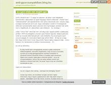 Tablet Screenshot of anti-gyurcsanyahibas.blog.hu