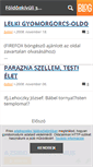 Mobile Screenshot of foldonkivuliszemmel.blog.hu