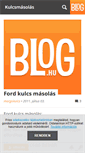 Mobile Screenshot of kulcsdoki.blog.hu