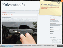 Tablet Screenshot of kulcsdoki.blog.hu