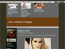 Tablet Screenshot of jana-leskotova.blog.cz