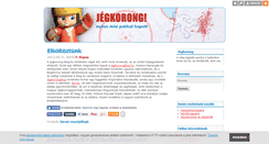 Desktop Screenshot of jegkorong.blog.hu