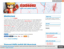 Tablet Screenshot of jegkorong.blog.hu