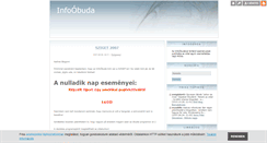 Desktop Screenshot of infoobuda.blog.hu