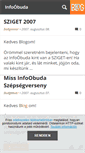 Mobile Screenshot of infoobuda.blog.hu