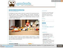 Tablet Screenshot of gyermekszoba.blog.hu