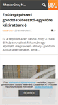 Mobile Screenshot of mesterunk-epit.blog.hu
