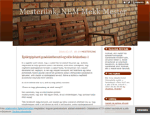 Tablet Screenshot of mesterunk-epit.blog.hu