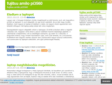 Tablet Screenshot of fujitsu-amilo-pi3560.blog.hu