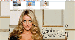 Desktop Screenshot of gabca-guncikova.blog.cz