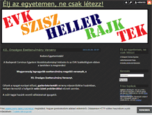Tablet Screenshot of eljazegyetemen.blog.hu