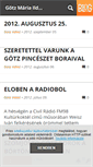 Mobile Screenshot of gotz.blog.hu