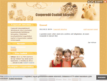 Tablet Screenshot of cseperedojatszohaz.blog.hu