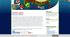 Desktop Screenshot of albertgazda.blog.hu