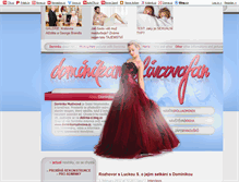 Tablet Screenshot of dominikamyslivcova-fan.blog.cz