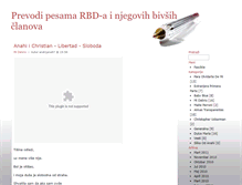 Tablet Screenshot of andrijana97.blog.rs