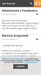 Mobile Screenshot of jazzkocsma.blog.hu