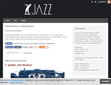 Tablet Screenshot of jazzkocsma.blog.hu