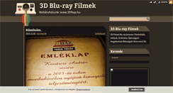 Desktop Screenshot of 3dblurayfilm.blog.hu