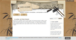 Desktop Screenshot of lasscsodat.blog.hu