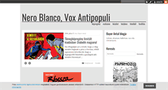 Desktop Screenshot of neroblanco.blog.hu