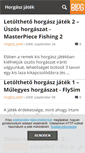 Mobile Screenshot of horgasz-jatek.blog.hu