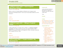Tablet Screenshot of horgasz-jatek.blog.hu
