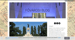 Desktop Screenshot of fovarosi.blog.hu
