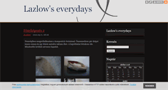 Desktop Screenshot of lazlowseverydays.blog.hu