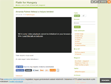 Tablet Screenshot of flattrforhungary.blog.hu