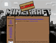 Tablet Screenshot of minekraft.blog.cz