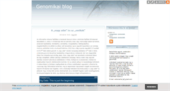 Desktop Screenshot of genomika.blog.hu