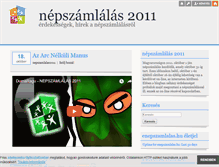 Tablet Screenshot of nepszamlalas-2011.blog.hu