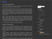 Tablet Screenshot of kalibar.blog.rs