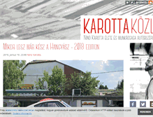 Tablet Screenshot of karotta.blog.hu