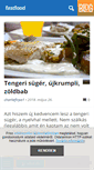 Mobile Screenshot of fast-food.blog.hu