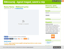 Tablet Screenshot of bikicsunaj.blog.hu