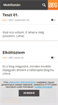 Mobile Screenshot of mobilisztan.blog.hu