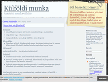 Tablet Screenshot of kulfoldi-munka.blog.hu