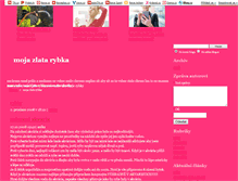 Tablet Screenshot of moja-zlata-rybka.blog.cz