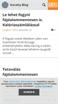 Mobile Screenshot of karatty.blog.hu